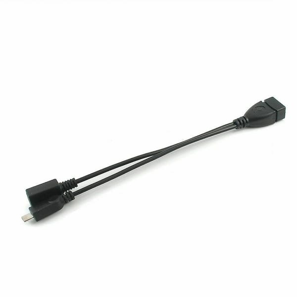 USB OTG Adapter,2-in-1 Micro USB to Type A Female OTG Cord w