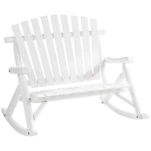 Fir Wood Outdoor Rocking Chair
