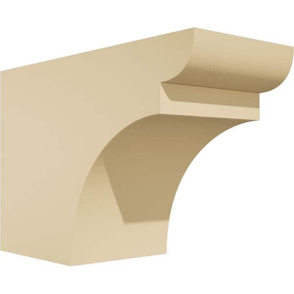 Ekena Millwork Standard Yorktown 5 in. W x 8 in. H x 12 in. D Polyurethane Rafter Tail Outlooker