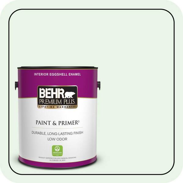 BEHR PREMIUM PLUS 1 gal. #460A-1 Bubble Eggshell Enamel Low Odor Interior Paint & Primer