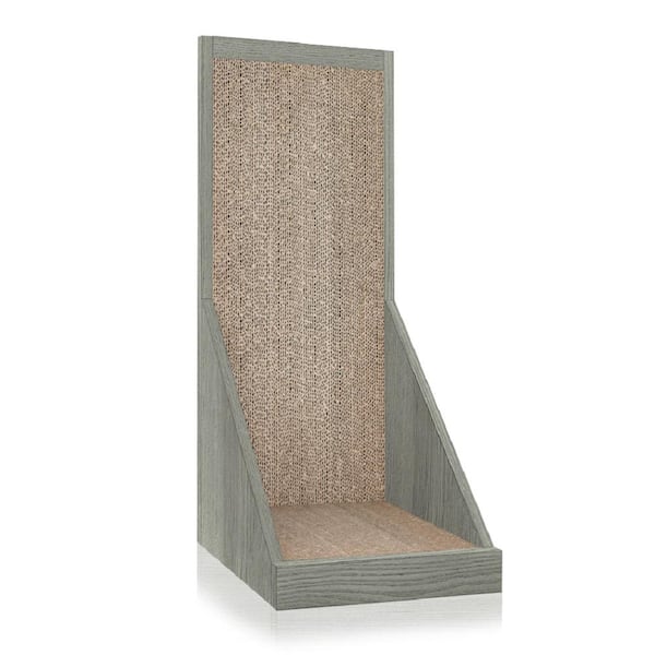 Way Basics Katrise London Grey Eco zBoard Paperboard Standing Cat Scratcher