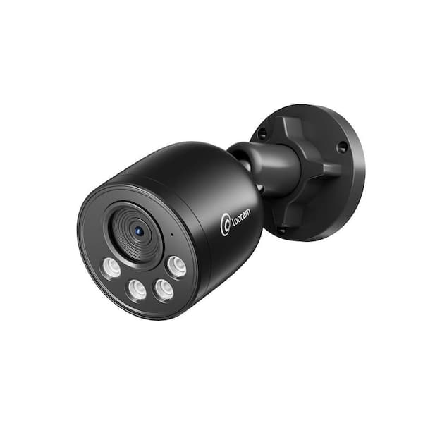 4MP Add-On Wired PoE Outdoor Smart Hardwired IP Security Camera with Person Vehicle Detection, 100 ft. Night Vision