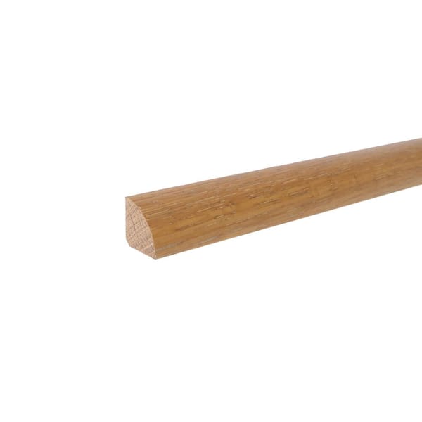 ROPPE Quarter Round Matte Raven 0.75 in. T x 0.75 in. W x 78 in. L Hardwood Trim