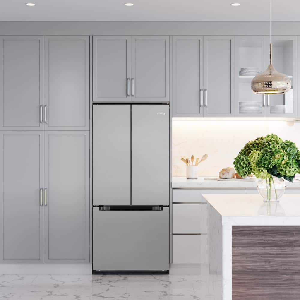 30-Inch Stainless Steel French Door Refrigerator with Dual Freezer Drawers
