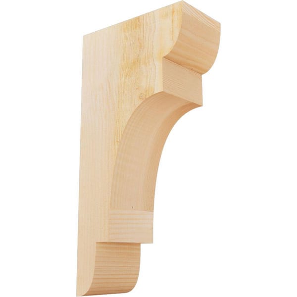 6 in. x 12 in. x 24 in. Douglas Fir New Brighton Rough Sawn Corbel