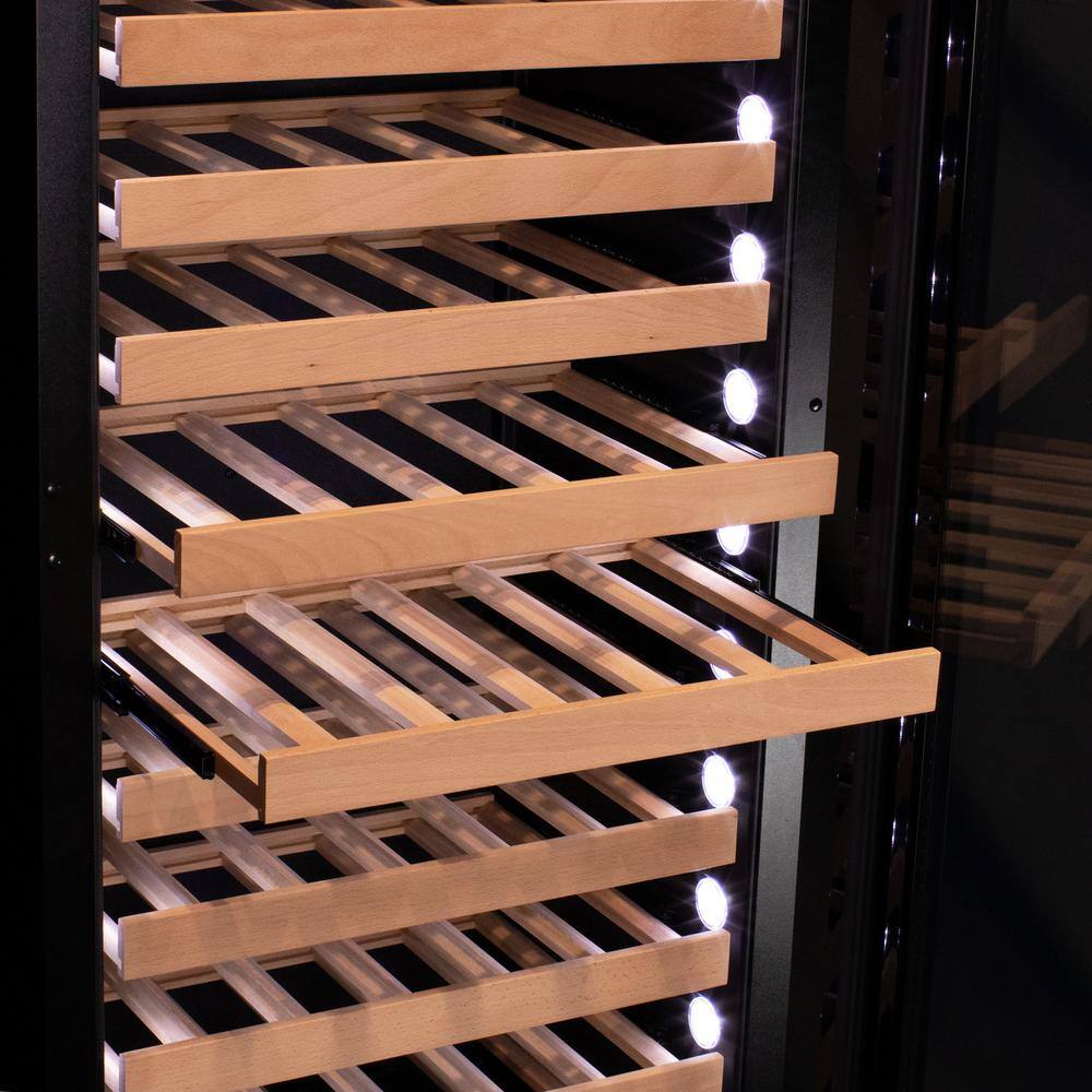 Panel Ready Single Zone Built-In Wine Refrigerator with LED Lighting
