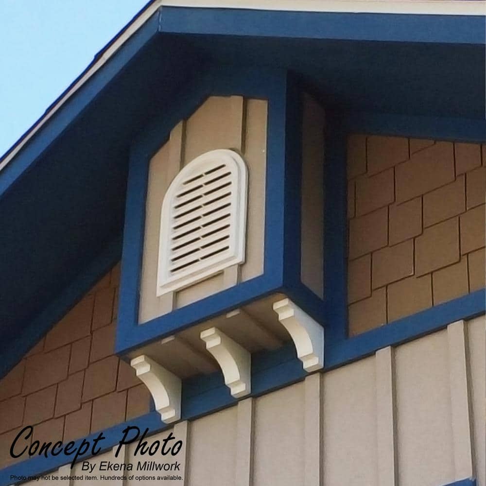 Cornelia White Architectural Grade PVC Decorative Corbel