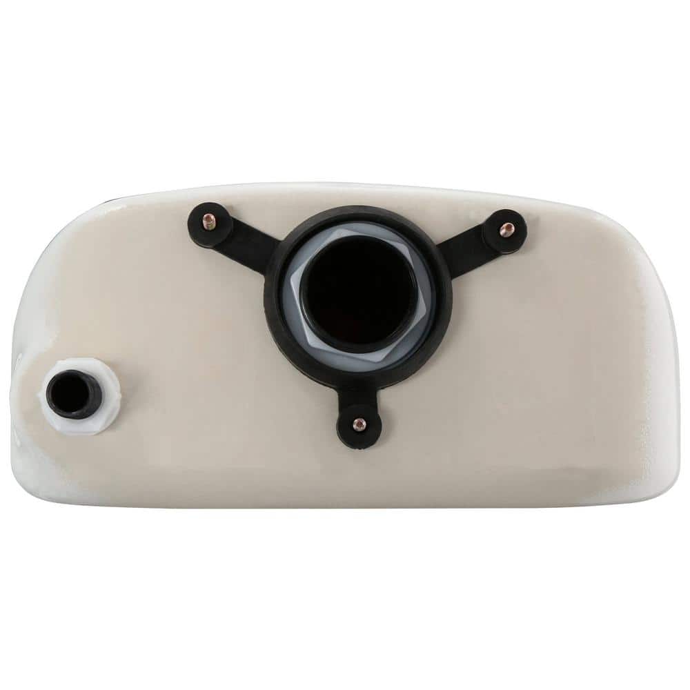 White Vitreous China Dual Flush Toilet Tank