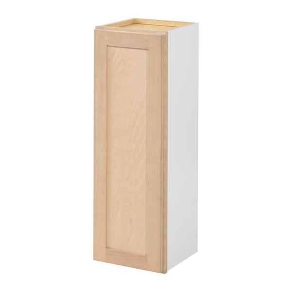 12 in. W x 12 in. D x 36 in. H Ready to Assemble Wall Kitchen Cabinet in Unfinished with CLICKREADY Technology