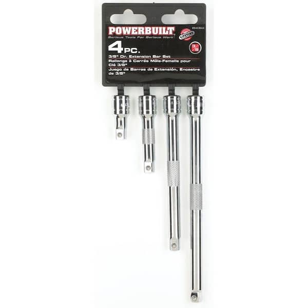 3/8 in. Drive Extension Bar Set (4-Piece)