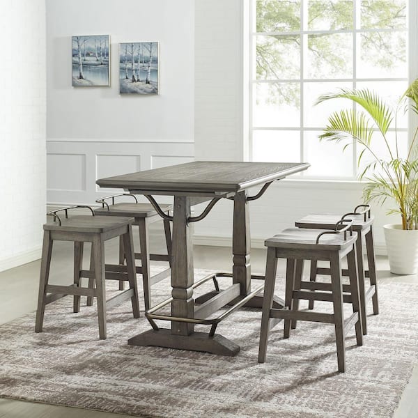 Ryan Smoky Oak Counter Stools