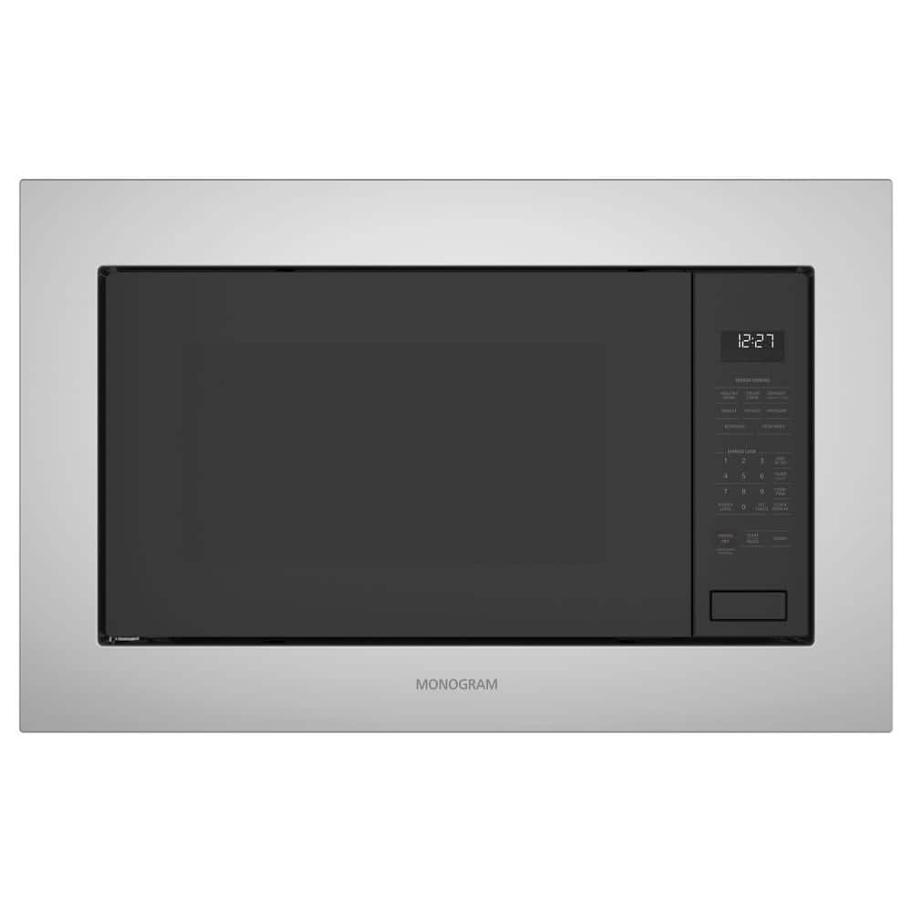 GE 24.125 in. Width 2.2 cu.ft. Black Stainless Steel 1100-Watt