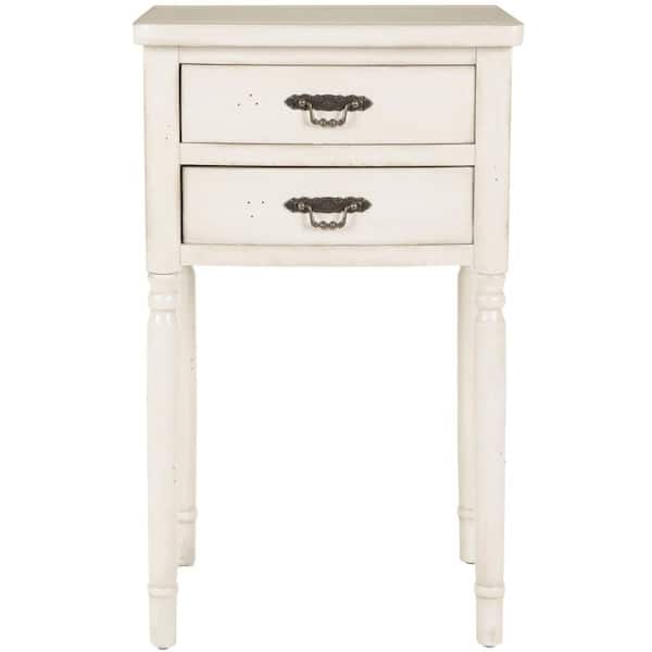 SAFAVIEH Marilyn White End Table