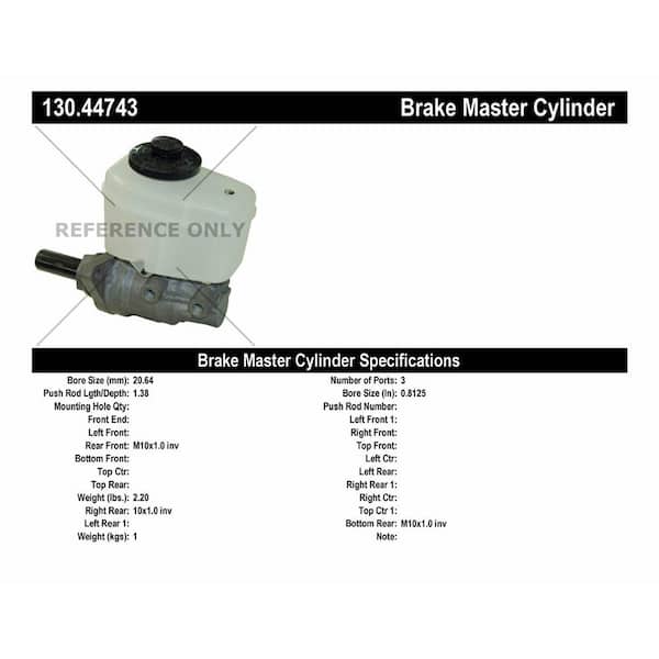 Centric Parts Brake Master Cylinder 2005-2008 Toyota Tacoma 2.7L 4.0L