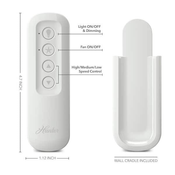 Hunter Pacific Neoteric Ceiling Fan Remote Control System Shelly Lighting