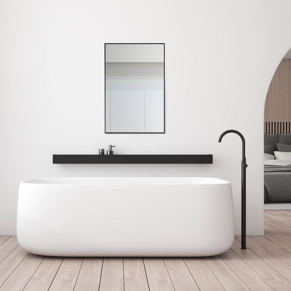 Elegant Rectangular Silver and Gold Aluminum Bathroom Vanity Mirror