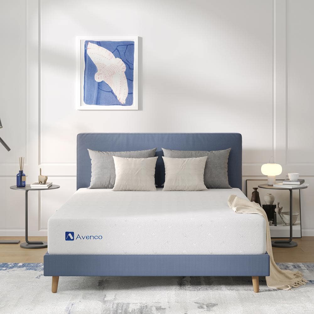 King Medium 12 in. Firm  Gel Memory Foam Mattress, Bed-in-a-Box Mattresses