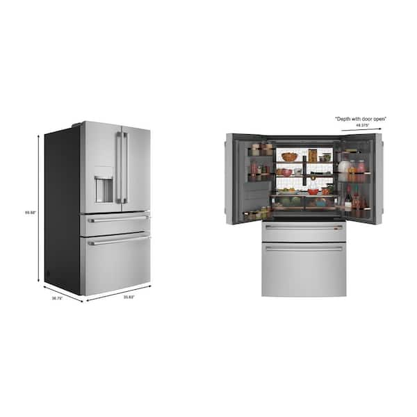 Samsung - 27.8 cu. ft. 4-Door French Door Smart Refrigerator with