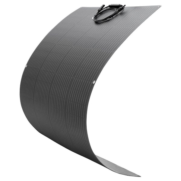 Flexible Solar Panel, 200W Semi-Flexible Bendable Monocrystalline Solar Panel, 21.9% Efficiency Mono Off-Grid Charger