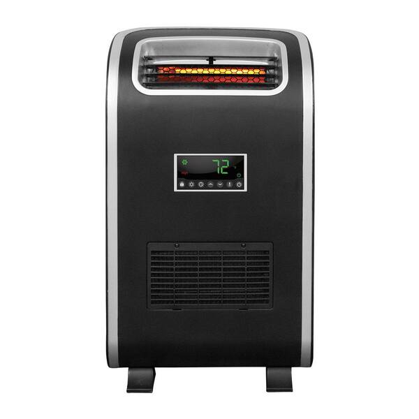 Unbranded Slim Line 1500-Watt Infrared Portable Heater with 6-Elements and Programmable Timer