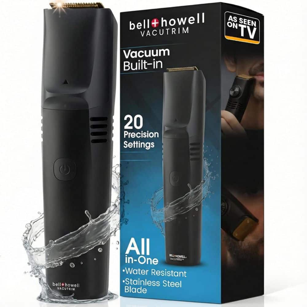 VacuTrim Powerful Vacuum Hair Suction Rechargeable Professional Shaver Electric Razor