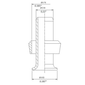 3/8 in. Compression Sleeves and Brass Insert Fittings (2-Pack)
