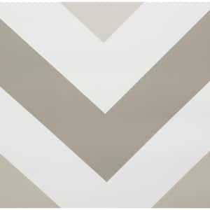 Taupe Zig Zag Vinyl Strippable Roll (Covers 30.75 sq. ft.)