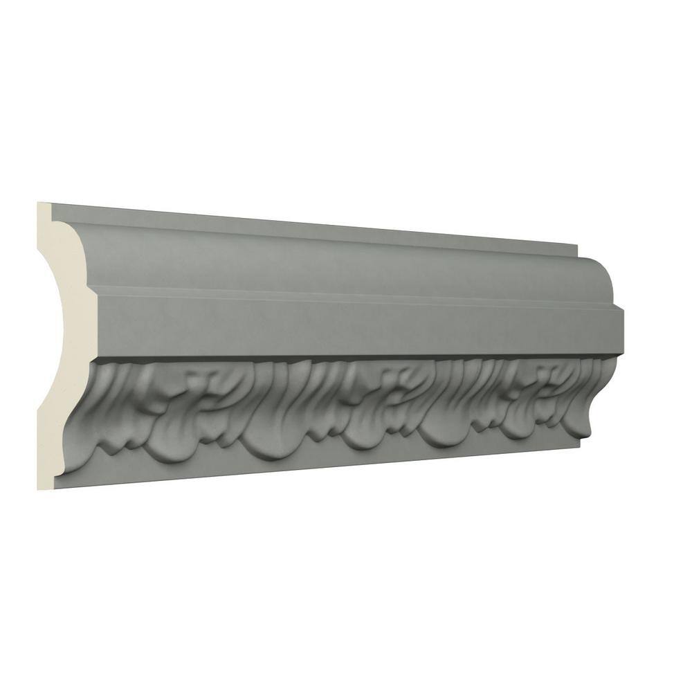 Oliver 94.5" Gray Polyurethane Crown Moulding
