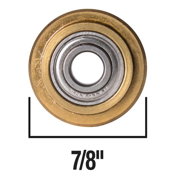 QEP 7/8 in. Titanium Coated Replacement Scoring Wheel for Multiple