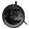Cantex Old Work 18 cu. in. Round Electrical Ceiling Box with EZ Mount ...