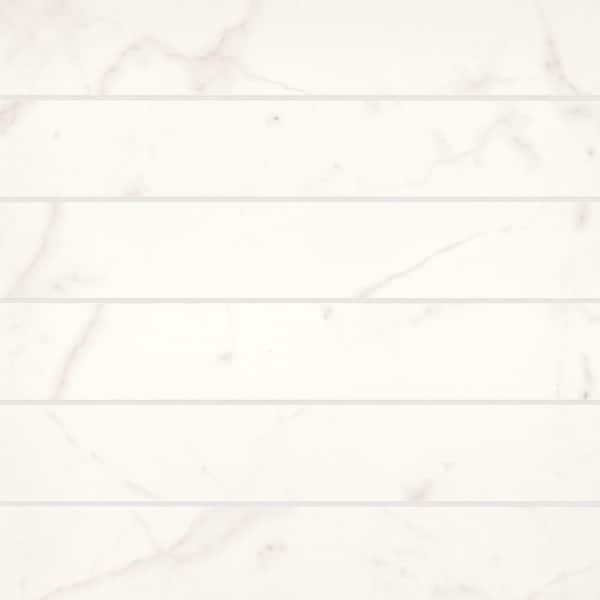 Magnifica ERA 4 in. x 24 in. Honed Calacatta Super White Porcelain Tile (11.62 sq. ft./Case)