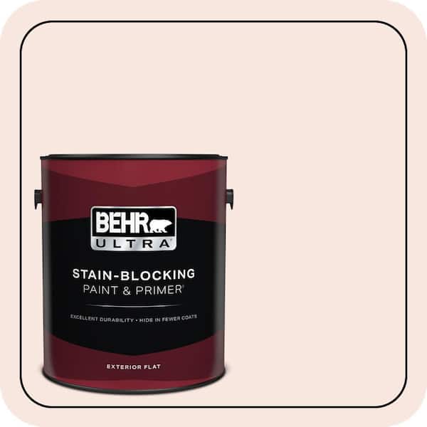 BEHR ULTRA 1 gal. #RD-W03 My Sweetheart Flat Exterior Paint & Primer
