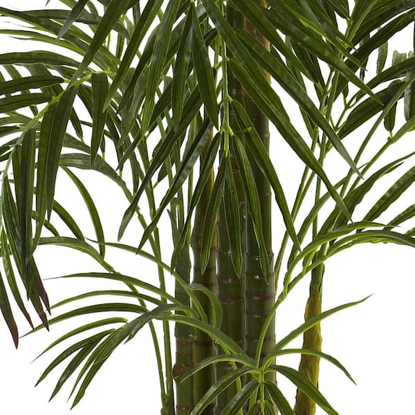 Nearly Natural 4.5 ft. Artificial UV Resistant Indoor/Outdoor Areca Palm  5389 - The Home Depot
