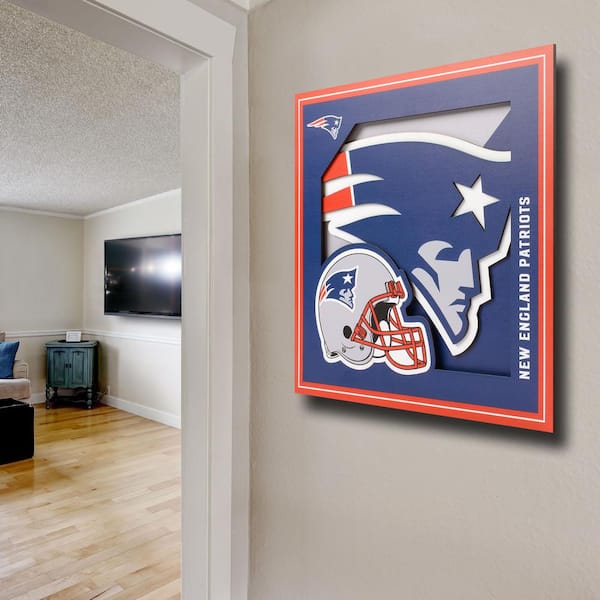 New England Patriots NFL Team Logo 3D Model