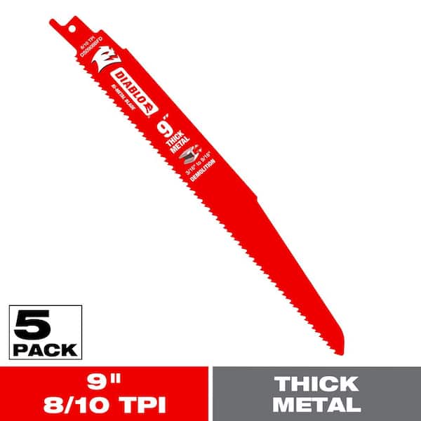 LOST LOST『DIABLO-X』5’9”x 20.00”x 2.53” DIABLO 9 in. 8/10 TPI Steel Demon Bi-Metal Reciprocating Saw