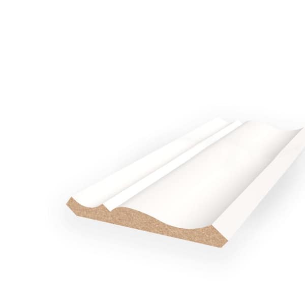 5/8 in. D x 4-5/8 in W x 96 in. L Primed MDF Crown Moulding