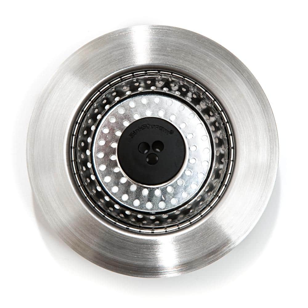 Black Stainless Steel Ergonomic Kitchen Sink Strainer