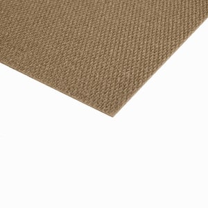 Everest - Chestnut - Brown Commercial 24 x 24 in. Peel and Stick Carpet Tile Square (60 sq. ft.)