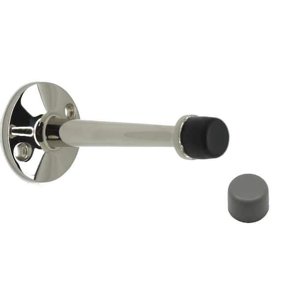idh by St. Simons 3-3/4 in. Solid Brass Projection Base Board Door Bumper Stop
