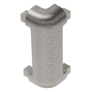 Rondec-CT Brushed Nickel Anodized Aluminum 3/8 in. x 1-31/32 in. Metal 90 Degree Outside Corner