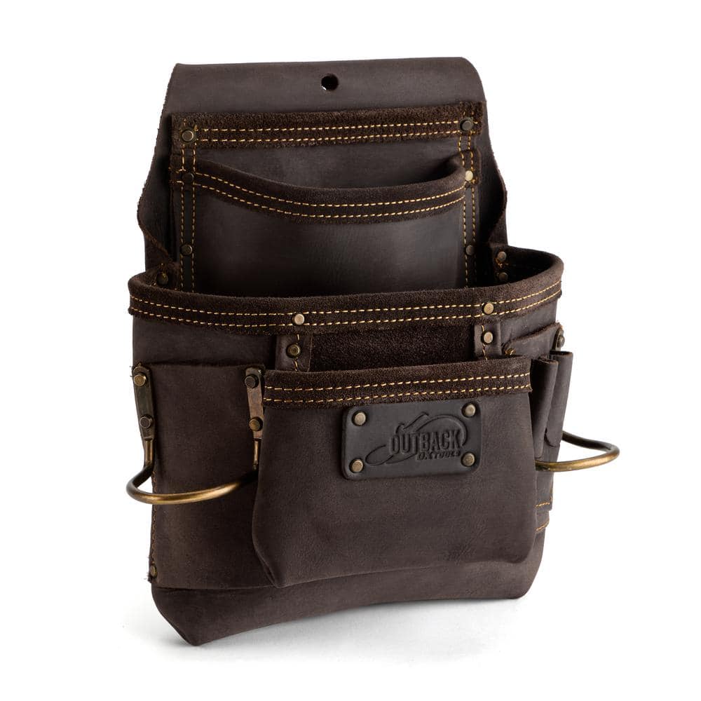 ADERERROR Saltre pocket bag ブラウン OX TOOLS Pro Tool Pouch, Dual Hammer Holder (4-Pocket) OX-P263701D