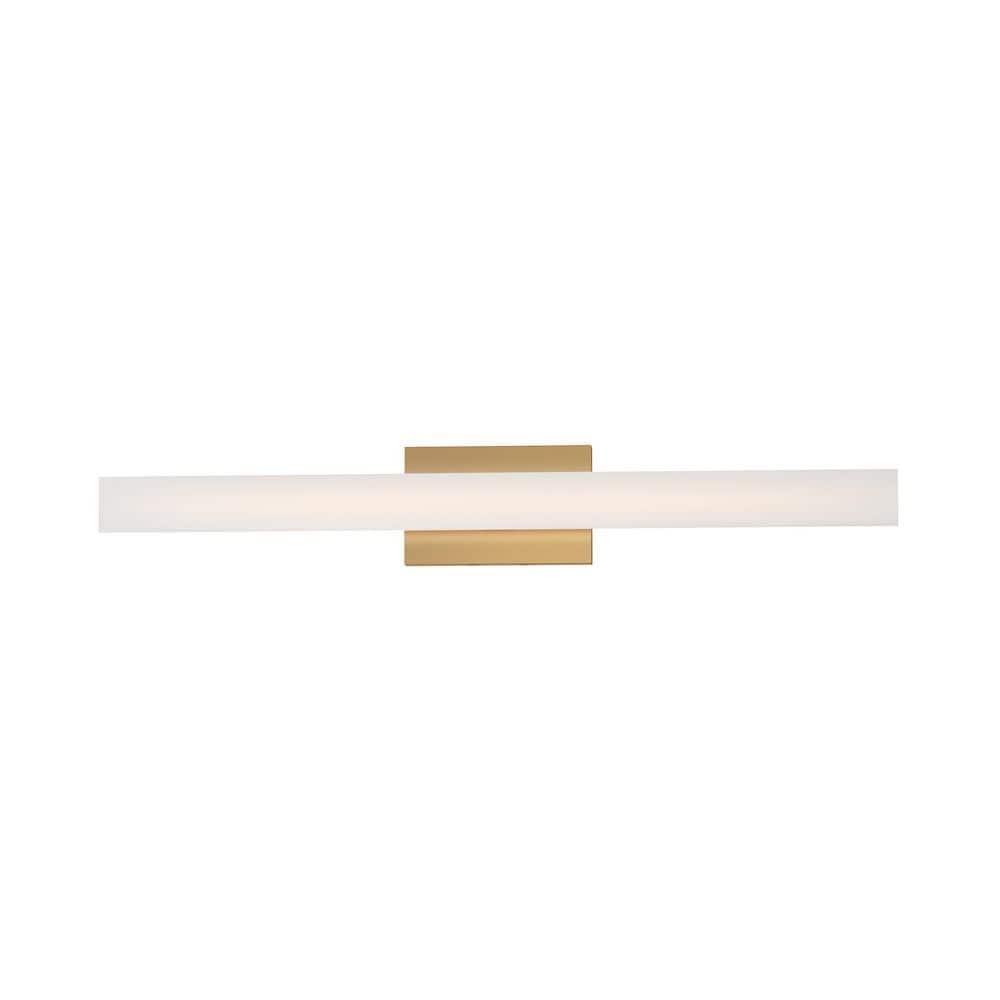 Vogue 30 in. 1 Light Natural Aged Brass LED Vanity Light price history on PriceWatchPro