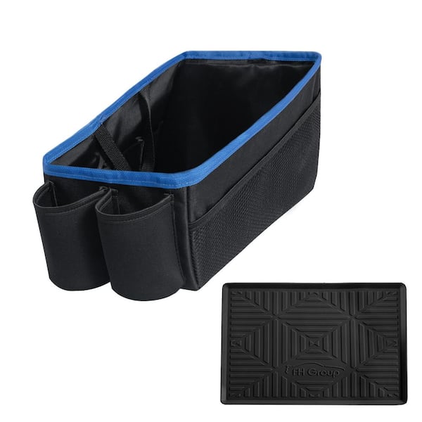 Leather Car Backseat Organiser Holder Universal Tissue Water Cup