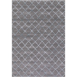 Thema Teo Teal 3 ft. x 5 ft. Area Rug