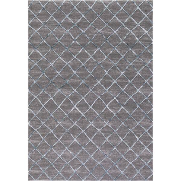 Concord Global Trading Thema Teo Teal 8 ft. x 11 ft. Area Rug