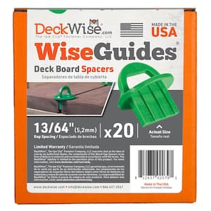 WiseGuides 13/64 in. Gap Deck Board Spacer for Hidden Deck Fasteners (20-Count)