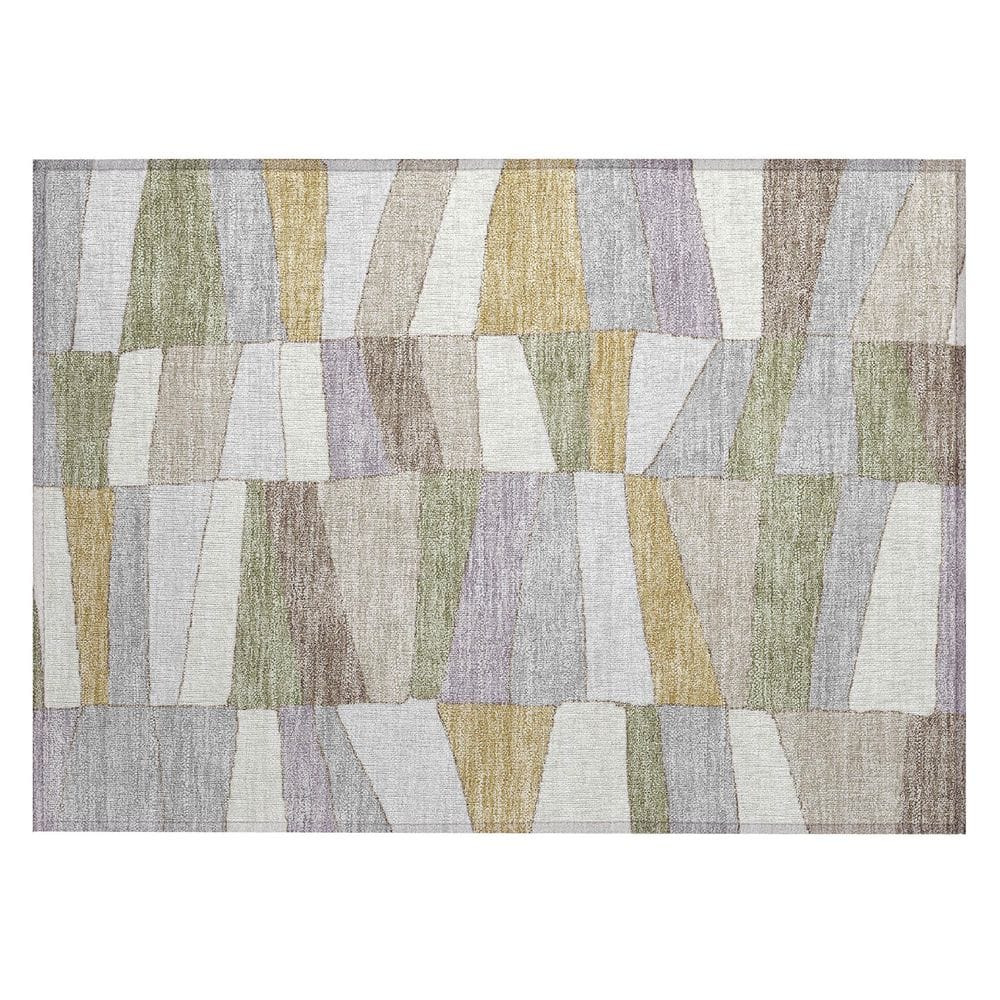 Chantille Machine Washable Indoor/Outdoor Abstract ACN2836 Pewter 2 ft. x 3 ft. Accent Rug price history on PriceWatchPro