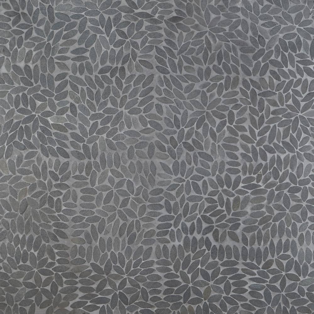 Gray Slate Pebble Mosaic Tile for Floors and Walls
