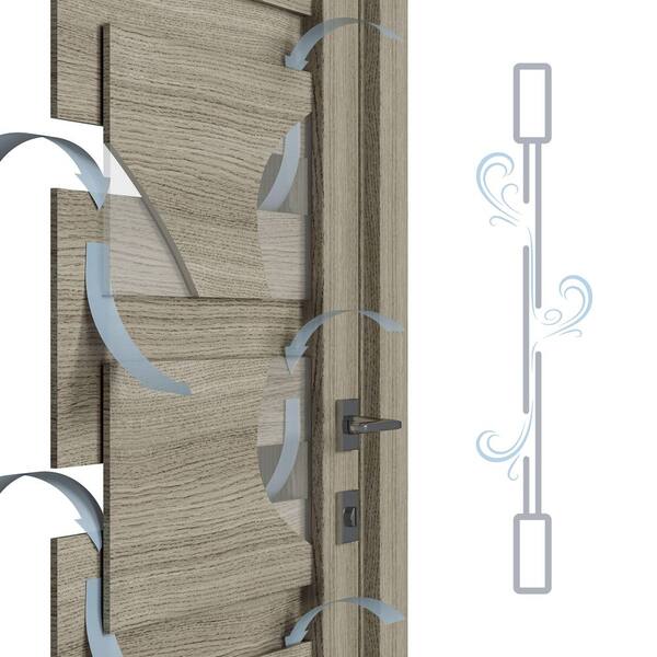 Belldinni Louver N DIY-Friendly 18 in. х 96 in. Right-Hand Shambor