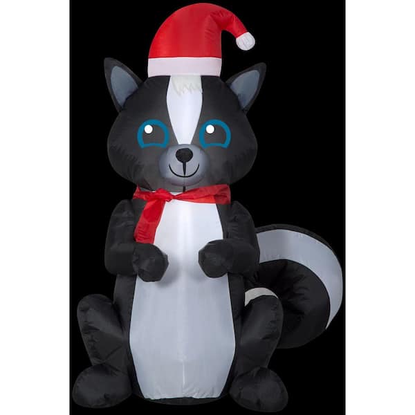 Airblown 3.5 ft. Inflatable Christmas Skunk